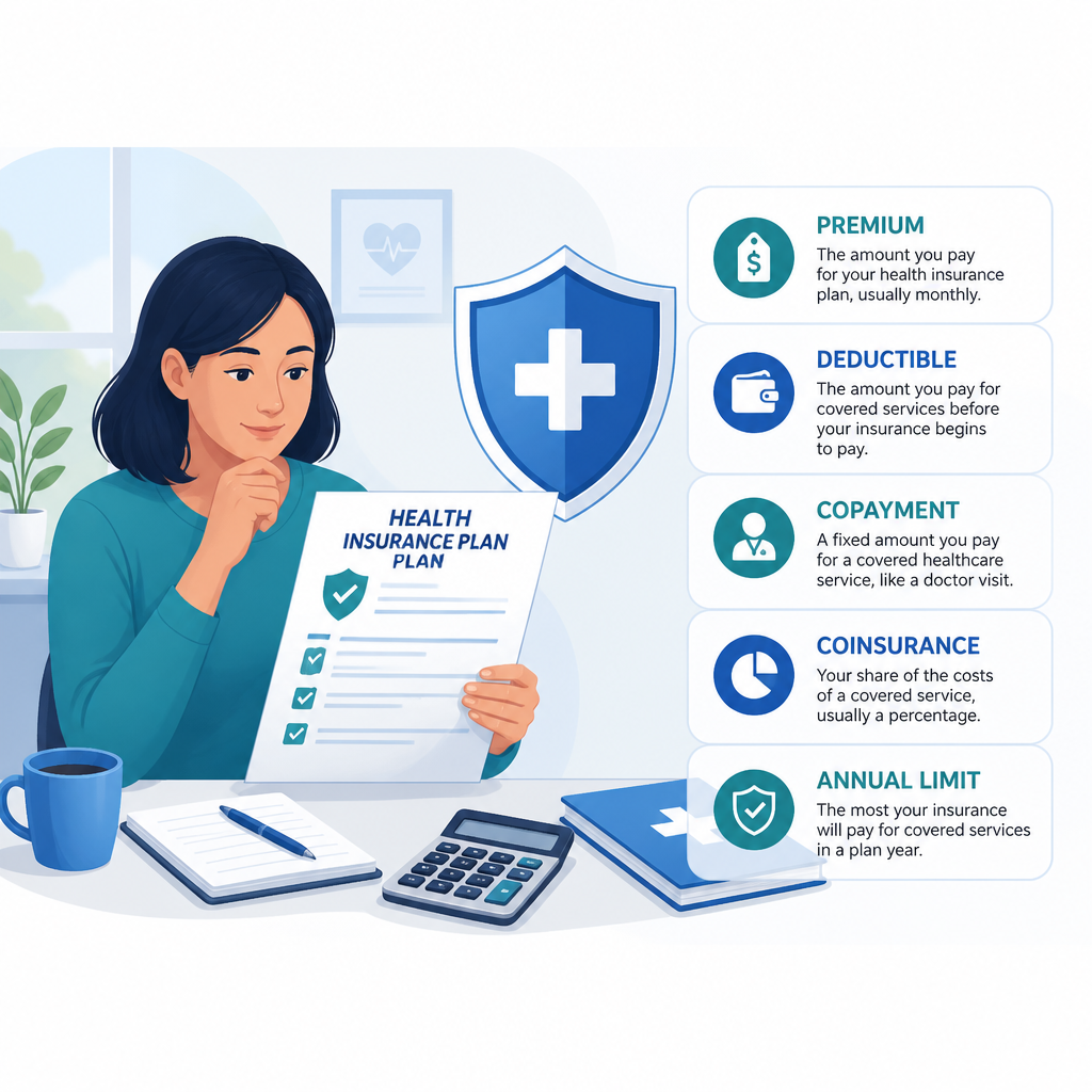 Patient reviewing an out-of-pocket maximum in a health insurance plan